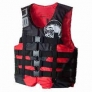 burn ski vest nylon red and black